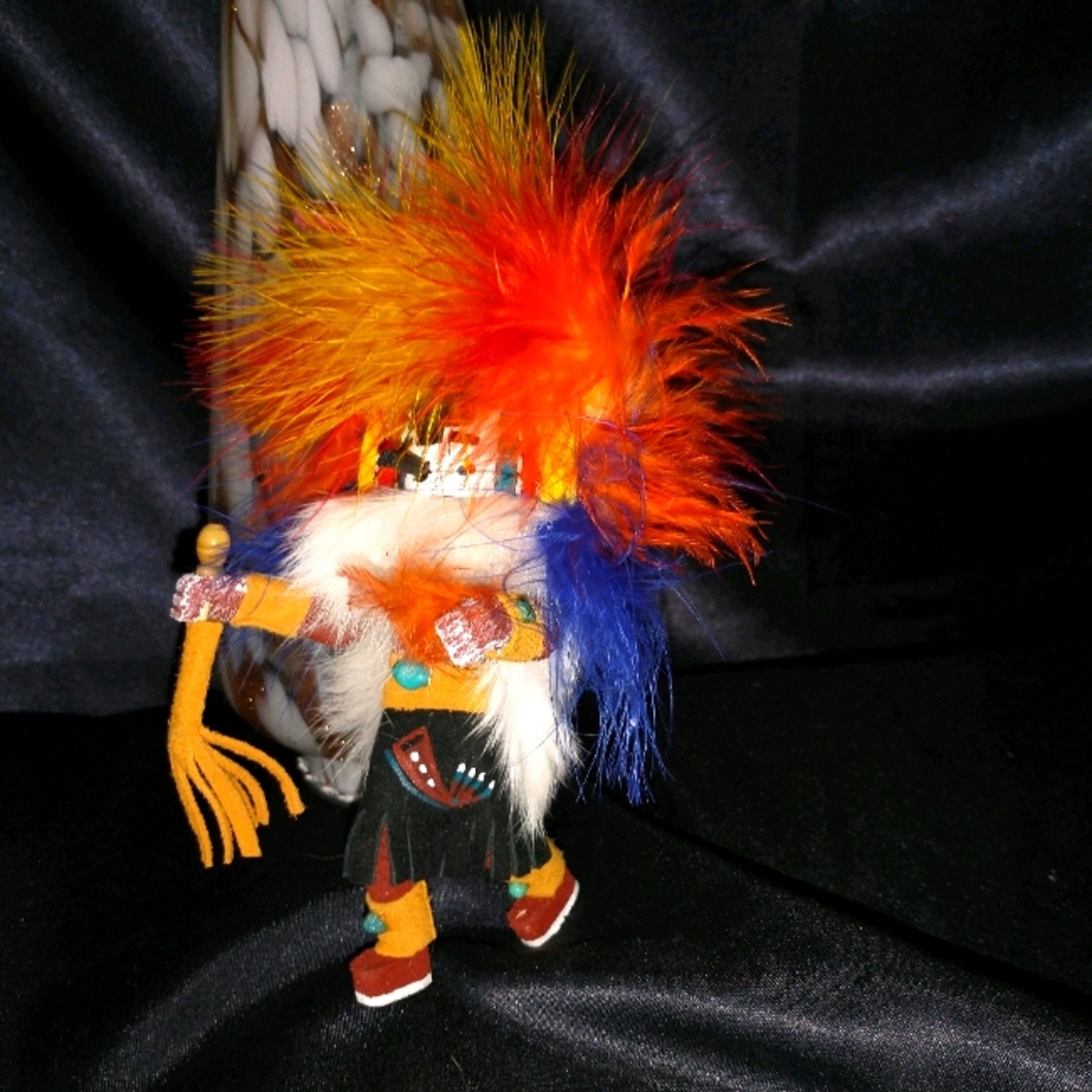 Kachina 4.5 hanging ornament hand painted